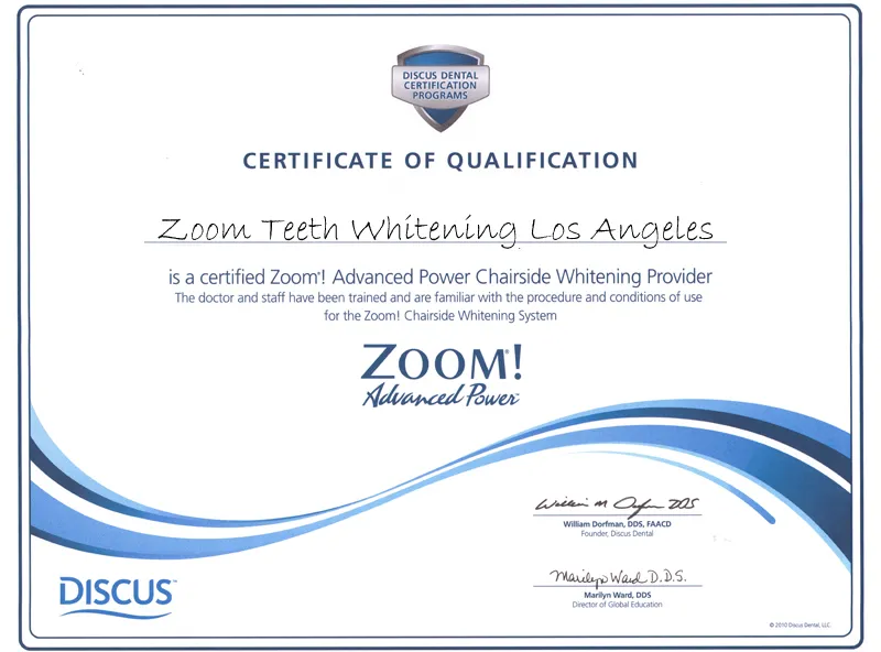 30706 zoom whitening certification 2