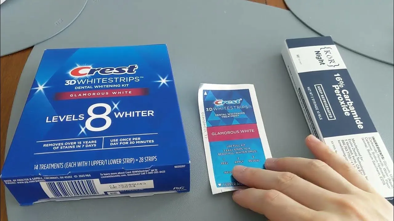 31007 whitening strips ingredients