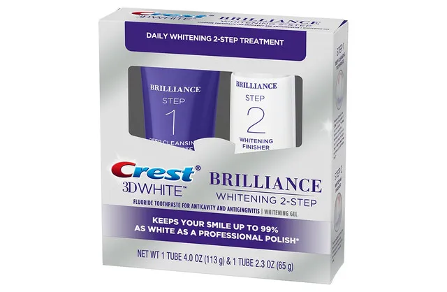 31035 crest 2 step whitening toothpaste whitening power